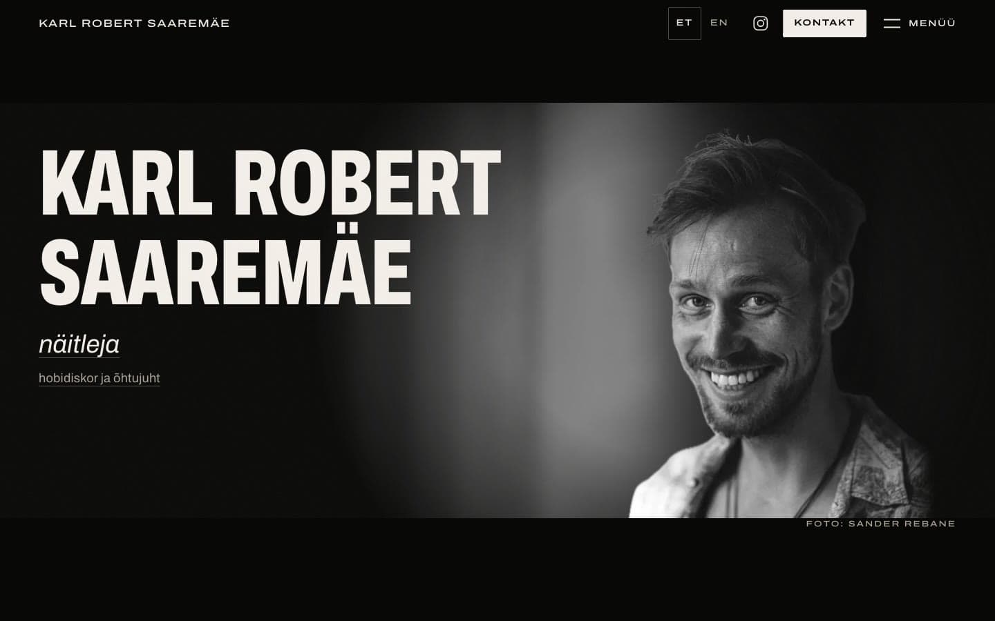 Karl Robert Saaremäe — veebileht